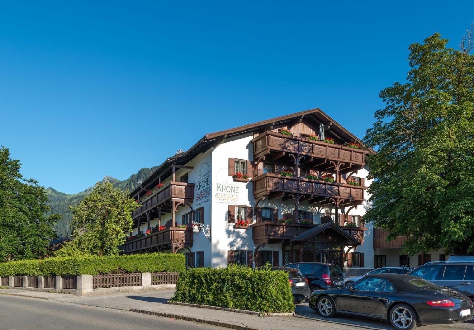 Hotel Krone Tirol Reutte Exterior foto
